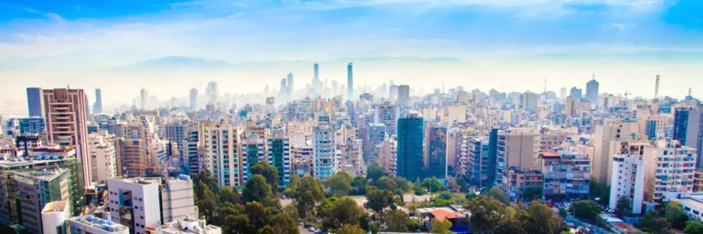 liban Beyrouth vue panoramique